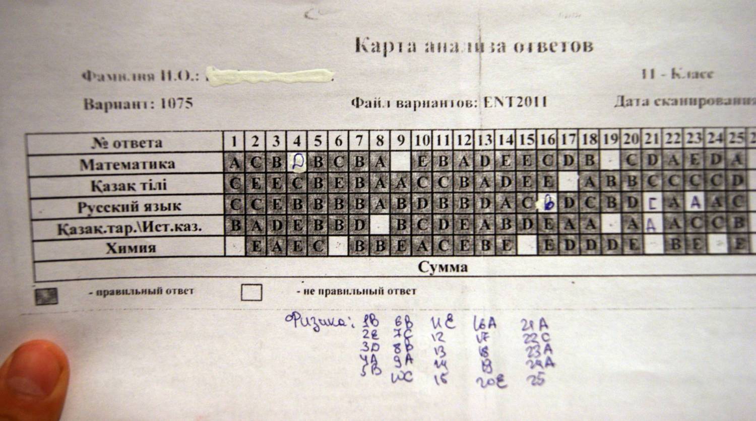 ответы для пробного ент за 2010 год ответы для пробного ент за 2010 год